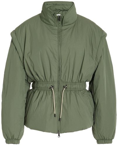 Isabel Marant Dastyni Cotton-blend Jacket - Green