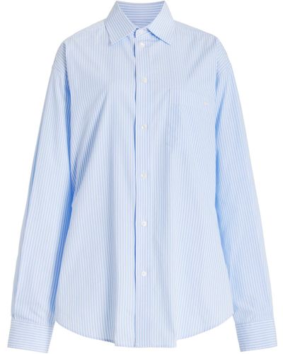 DARKPARK Anne Tailored Cotton Shirt - Blue
