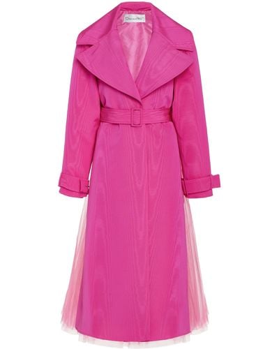 Pink Oscar de la Renta Coats for Women | Lyst