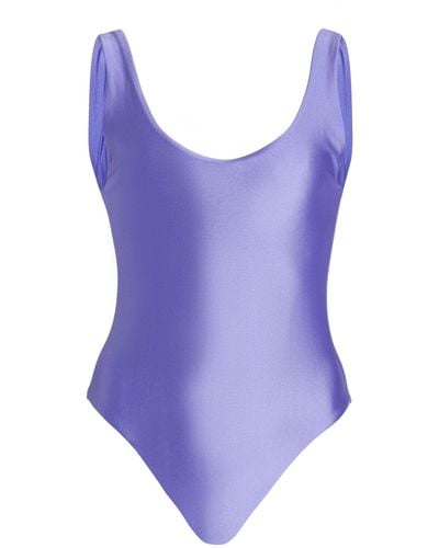 JADE Swim Contour One-piece Swimsuit - Purple