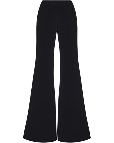Carolina Herrera Low-rise Flared Trousers - Black