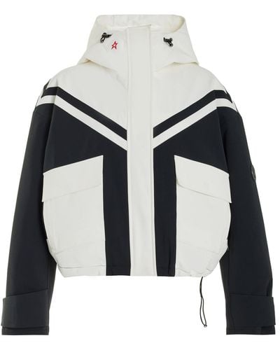 Perfect Moment Calea Hooded Short Ski Jacket - White