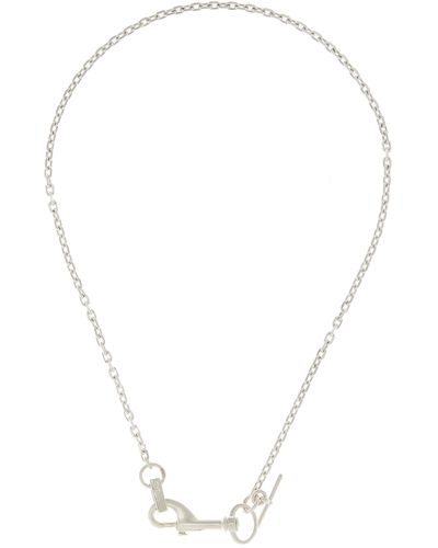 Martine Ali Dia Sterling Silver Chain Necklace - White