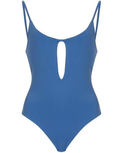 Anemos Keyhole One-piece Swimsuit - Blue