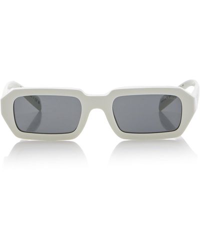 Prada Square-frame Acetate Sunglasses - White