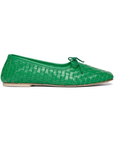 Frēda Salvador Jada Leather Flats - Green