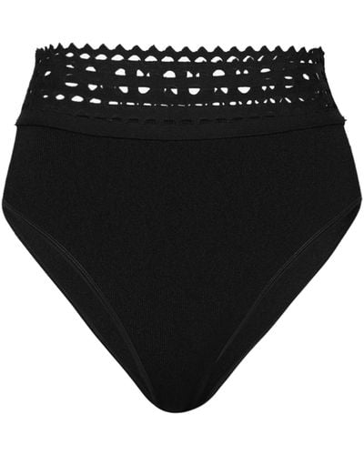 Alaïa Vienne Cheeky Knit Shorts - Black