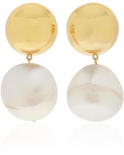 Lizzie Fortunato Rodan Pearl Gold-plated Earrings - Metallic