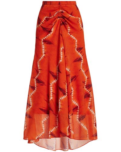 Altuzarra Exclusive Thalissa Maxi Skirt - Red