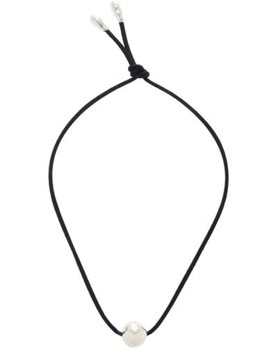 Sophie Buhai Small Sigrid Sterling Silver Choker - Black