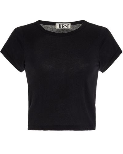 ÉTERNE Cotton-blend Baby T-shirt - Black