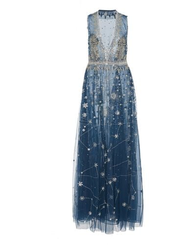 Cucculelli Shaheen Constellation Dress - Blue