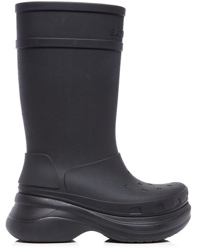 Balenciaga Crocstm Rubber Boots - Black