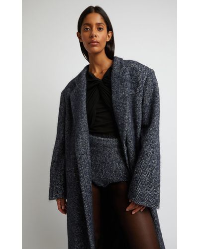 Christopher Esber Luminary Wool-blend Coat - Multicolor