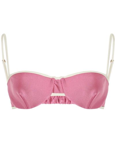 Juillet Exclusive Ingrid Balconette Bikini Top - Pink