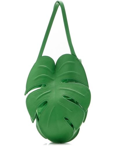 STAUD Palm Leather Bag - Green