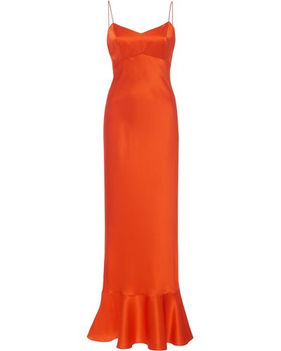 Saloni Mimi-b Dress - Orange
