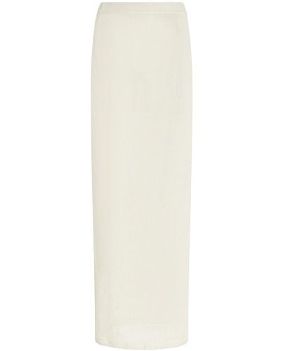 Solid & Striped X Sofia Richie Grainge Exclusive The Freda Cotton Maxi Skirt - White