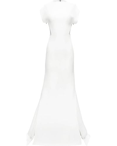 Maticevski Emminance Short Sleeve Gown - White