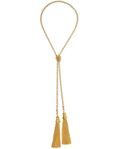 Sylvia Toledano 2 Pompons 22k Gold-plated Necklace - Metallic
