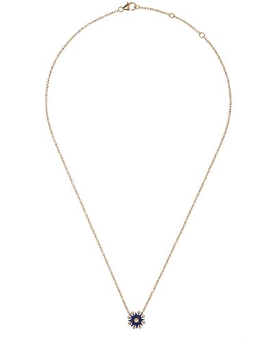 Colette Comete 18k Yellow Gold Diamond, Lapis Necklace - Blue