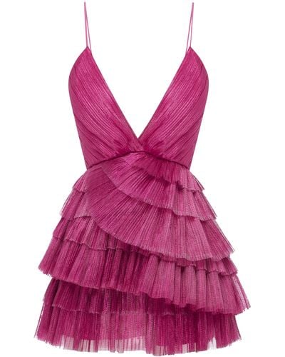 Alice McCALL Don't Be Shy Pleated Shell Dress - Pink