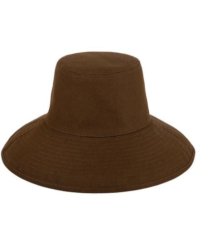 Lack of Color Holiday Canvas Bucket Hat - Brown