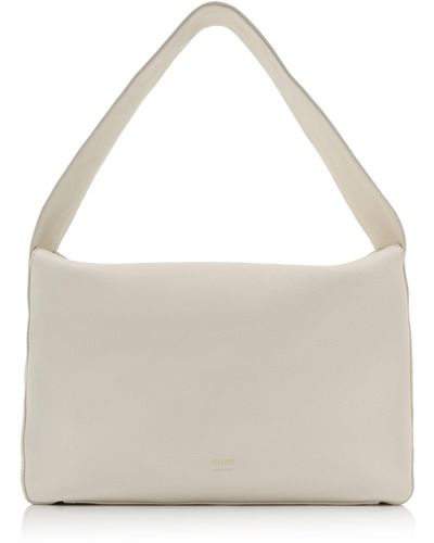Khaite Elena Leather Shoulder Bag - White