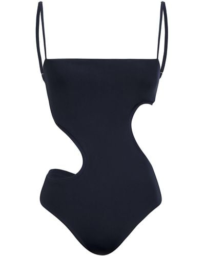 Johanna Ortiz Aquatic Path Cutout One-piece Swimsuit - Blue