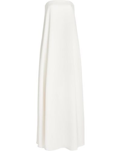 Anna Quan Delfina Strapless Midi Dress - White