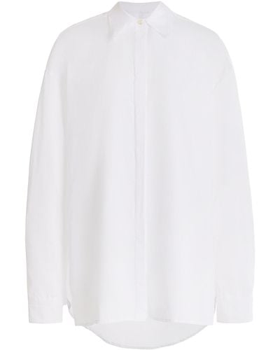 Leset Yoko Ii Oversized Cotton Shirt - White