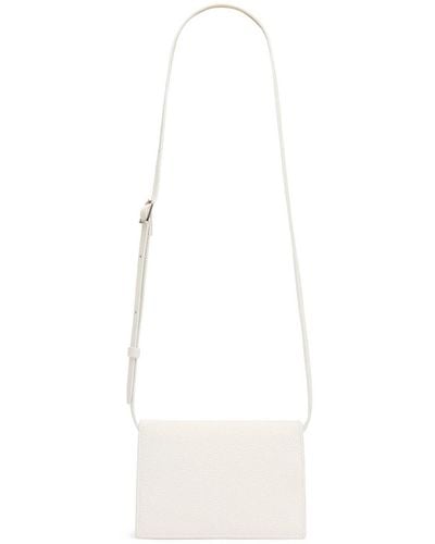 St. Agni Pocket Leather Belt Bag - White