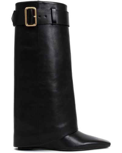 Jonathan Simkhai Freyja Belted Leather Boots - Black