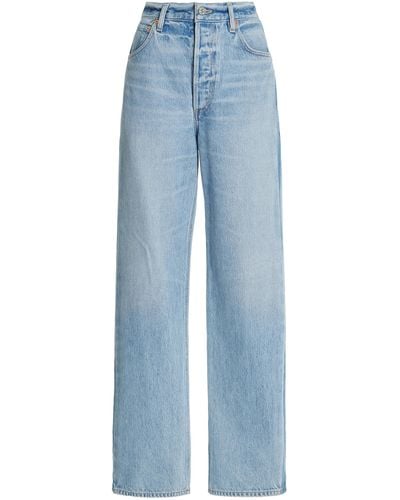 Citizens of Humanity Ayla Rigid High-rise Baggy Jeans - Blue
