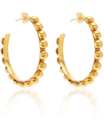 Sylvia Toledano Gold-plated Hoop Earrings - Metallic