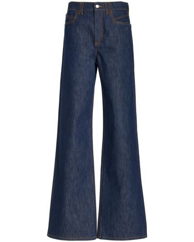 Jeanerica Lili High-rise Flared-leg Jeans - Blue
