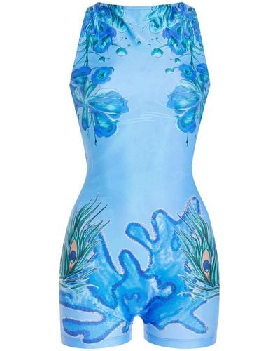 House of Aama Exclusive One-piece Swimsuit - Blue