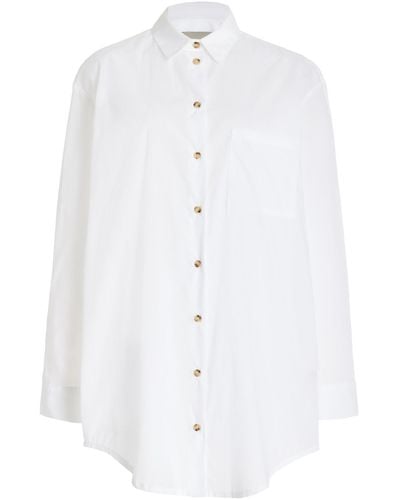 Asceno The Formentera Cotton Shirt - White