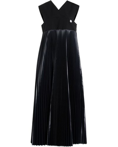 Moncler Genius 4 Moncler Hyke Plisse Maxi Dress - Black