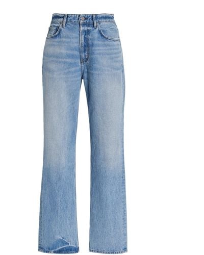 Citizens of Humanity Zurie Stretch High-rise Straight-leg Jeans - Blue