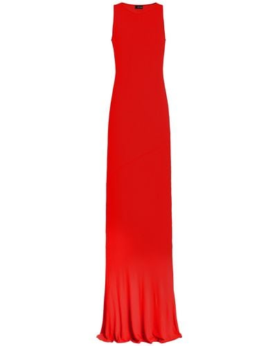 Atlein Stretch-jersey Maxi Dress - Red