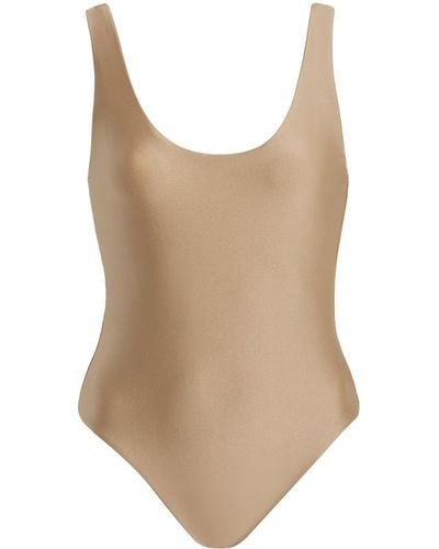 JADE Swim Contour One-piece Swimsuit - Brown