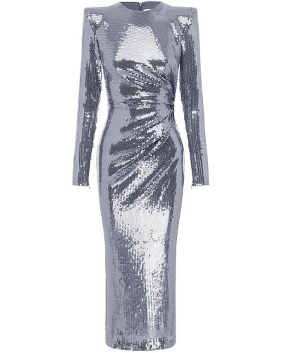 Alex Perry Mila Velvet Midi Dresses for Women Up to 70 off Lyst
