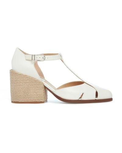 Gabriela Hearst Ivy Leather Court Shoes - White