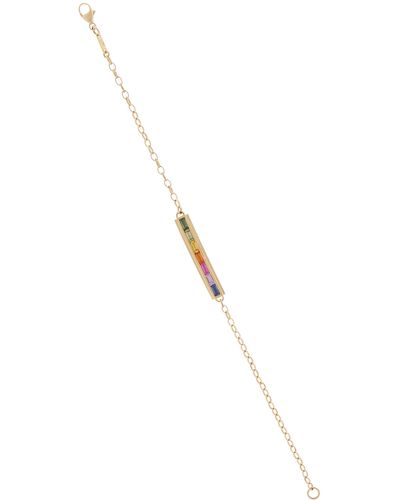 Monica Rich Kosann Happiness 18k Yellow Gold Sapphire Bracelet - Multicolour