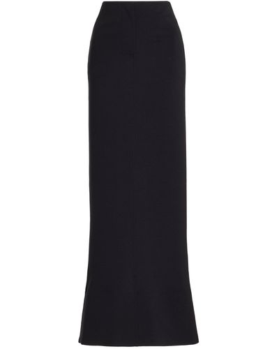 Jacquemus Escala Knit Maxi Skirt - Black