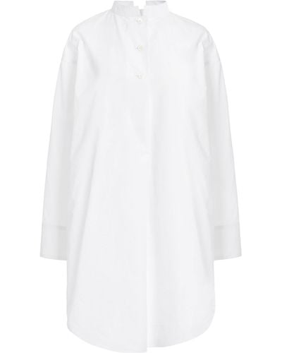 Givenchy Cotton-silk Mini Shirt Dress - White