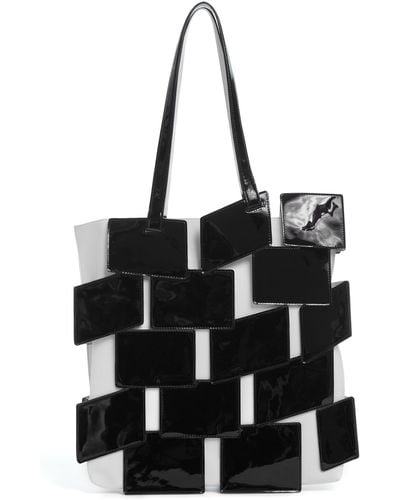 Gabriela Hearst Lacquered Leather Tote - Black
