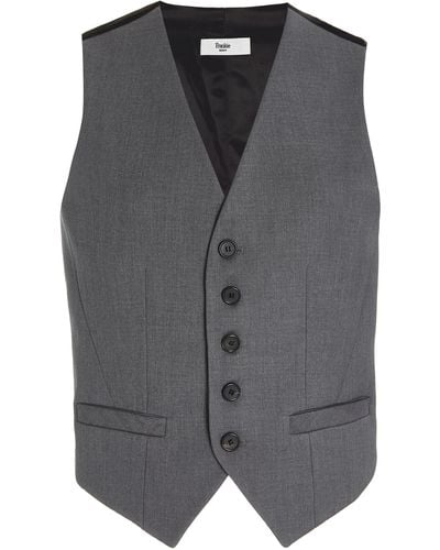 Frankie Shop Gelso Woven Waistcoat - Grey