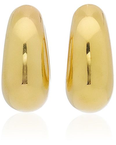Tom Wood Large Ice 9k Gold Vermeil Hoop Earrings - Metallic